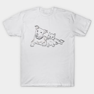 Dogs and cats T-Shirt